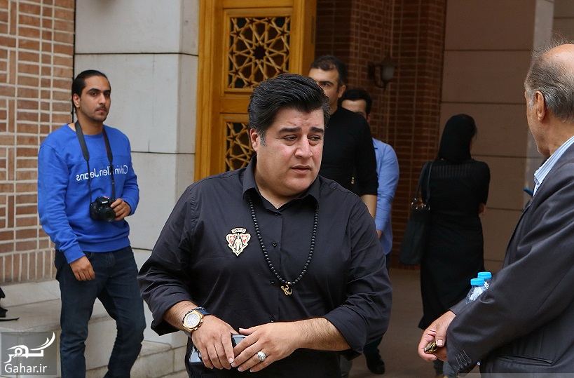 عکسهای مراسم ختم ناصر چشم آذر با حضور هنرمندان