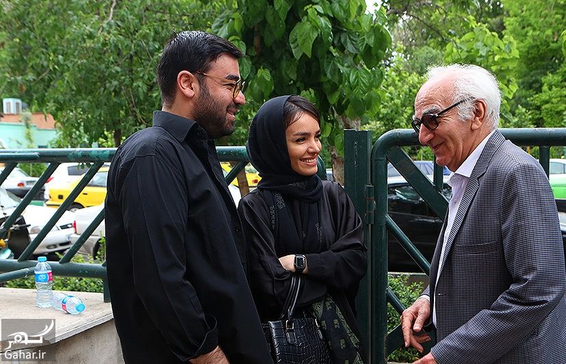 عکسهای مراسم ختم ناصر چشم آذر با حضور هنرمندان