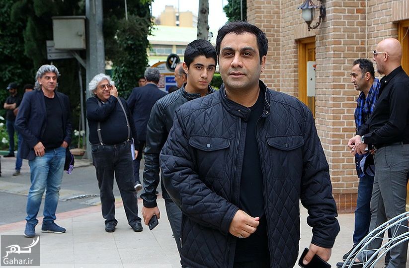 عکسهای مراسم ختم ناصر چشم آذر با حضور هنرمندان