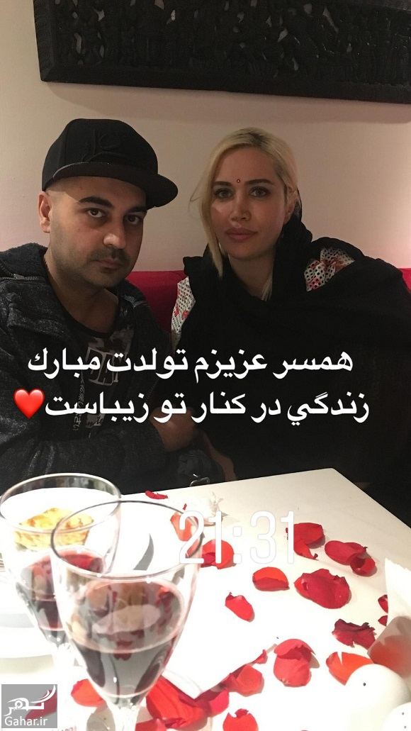 اولین عکس بهنام صفوی و همسرش