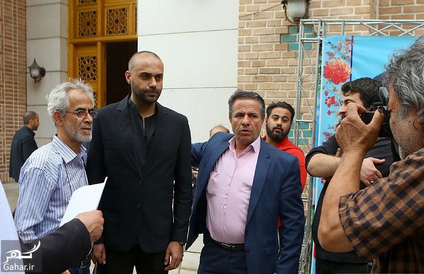 عکسهای مراسم ختم ناصر چشم آذر با حضور هنرمندان