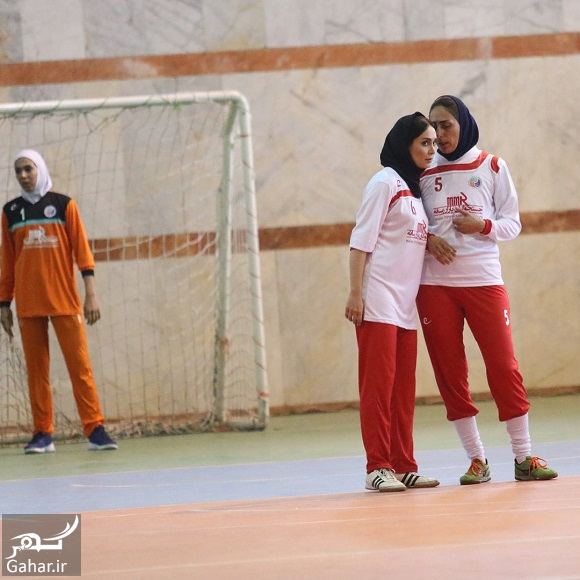 عکسهای مریم خدارحمی در تیم فوتسال هنرمندان
