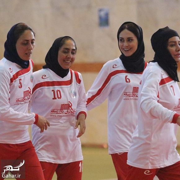 عکسهای مریم خدارحمی در تیم فوتسال هنرمندان