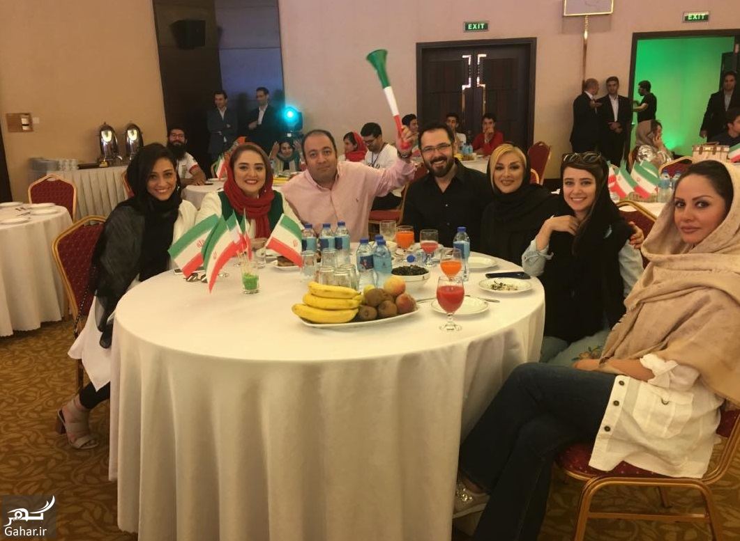 مهمانی خصوصی بازیگران به مناسبت بازی ایران مراکش / تصاویر