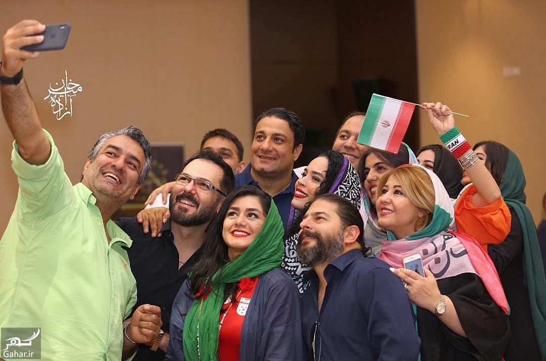 مهمانی خصوصی بازیگران به مناسبت بازی ایران مراکش / تصاویر