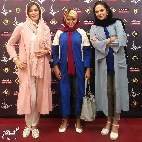عکسهای مهتاب کرامتی و رعنا آزادی ور در اکران فیلم مرداد