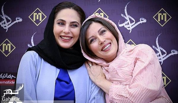 عکسهای مهتاب کرامتی و رعنا آزادی ور در اکران فیلم مرداد
