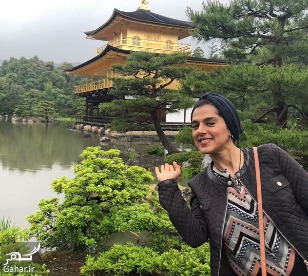 عکس های دیدنی سپیده علایی در ژاپن