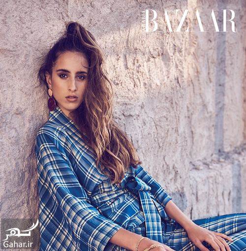 عکس اولین دختر مدل عربستانی