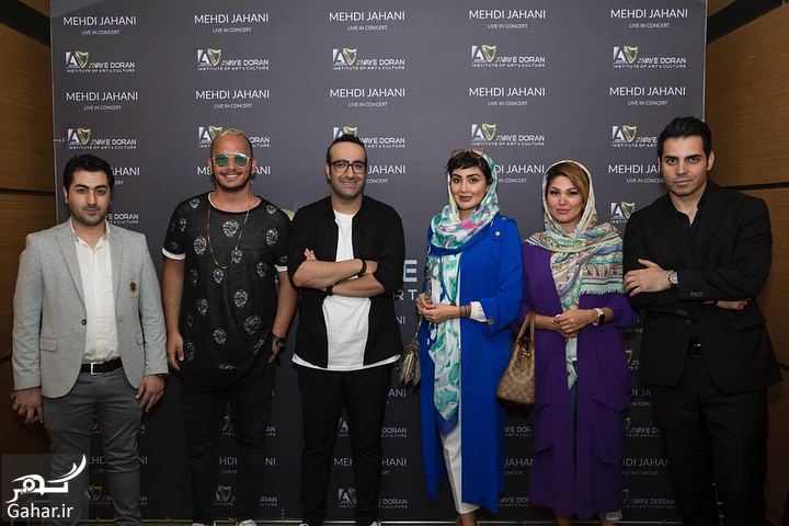 عکسهای مریم معصومی در کنسرت مهدی جهانی