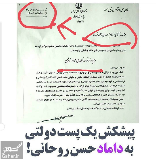 بیوگرافی کامبیز مهدی زاده داماد روحانی رئیس جمهور