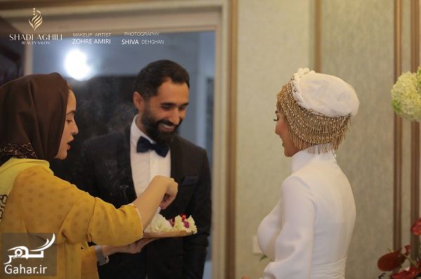 عکسهای جذاب از مراسم ازدواج سمانه پاکدل و هادی کاظمی