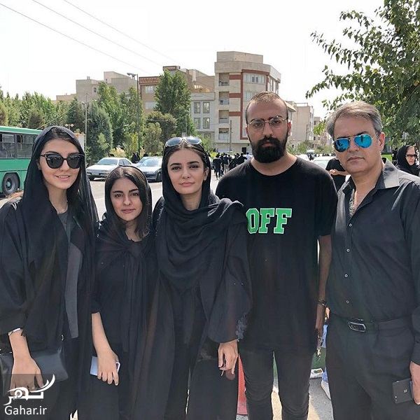 عکس لیندا کیانی و خانواده اش در روز عاشورا