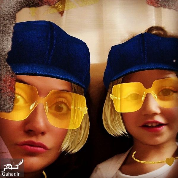 عکس مهناز افشار و دخترش با استایل جالب