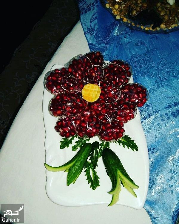 عکس های تزیین انار شب یلدا