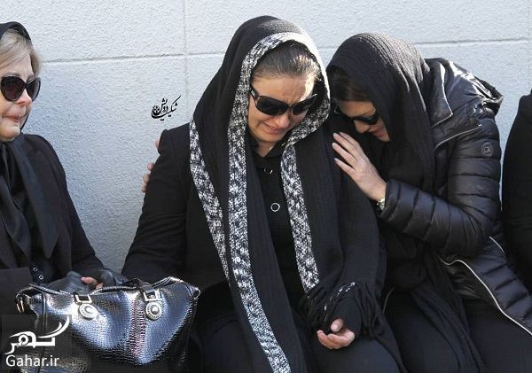 عکسهای مراسم خاکسپاری پیام صابری همسر زیبا بروفه