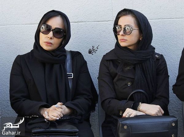 عکسهای مراسم خاکسپاری پیام صابری همسر زیبا بروفه
