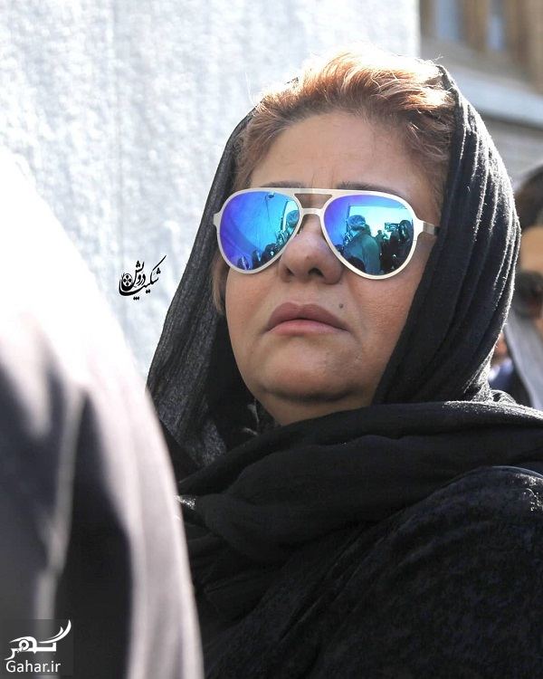 عکسهای مراسم خاکسپاری پیام صابری همسر زیبا بروفه