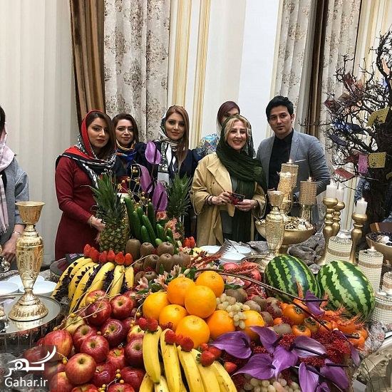 عکسهای بازیگران در شب یلدا 97