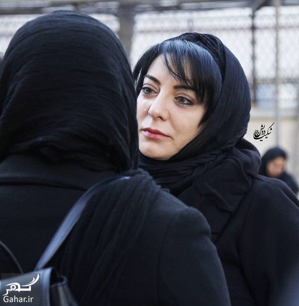 عکسهای مراسم خاکسپاری پیام صابری همسر زیبا بروفه