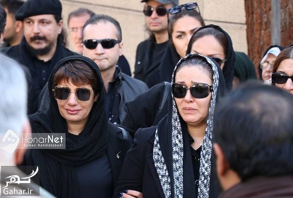 عکسهای مراسم خاکسپاری پیام صابری همسر زیبا بروفه