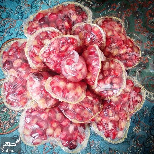عکس های تزیین انار شب یلدا