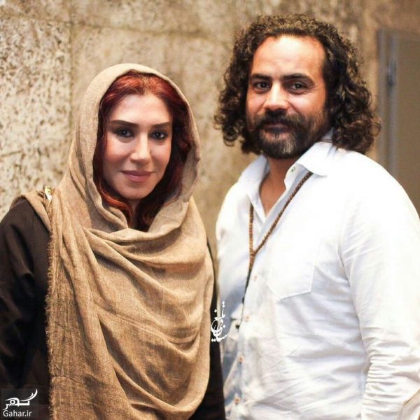 عکس نسیم ادبی و همسرش