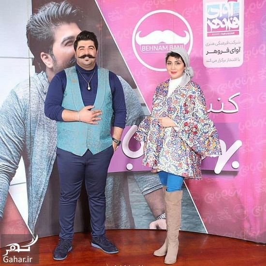 عکسهای بازیگران زن در کنسرت بهنام بانی با تیپ زمستانی