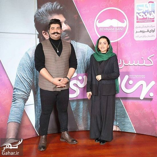 عکسهای بازیگران زن در کنسرت بهنام بانی با تیپ زمستانی