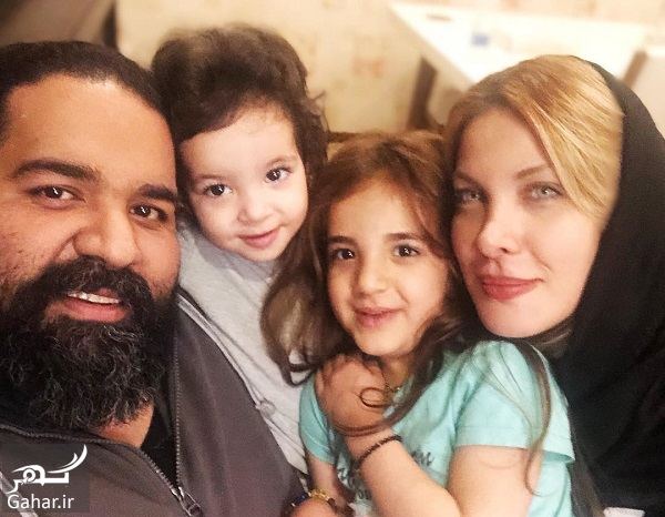 عکسهای سالگرد ازدواج رضا صادقی در کنار همسر و دخترانش