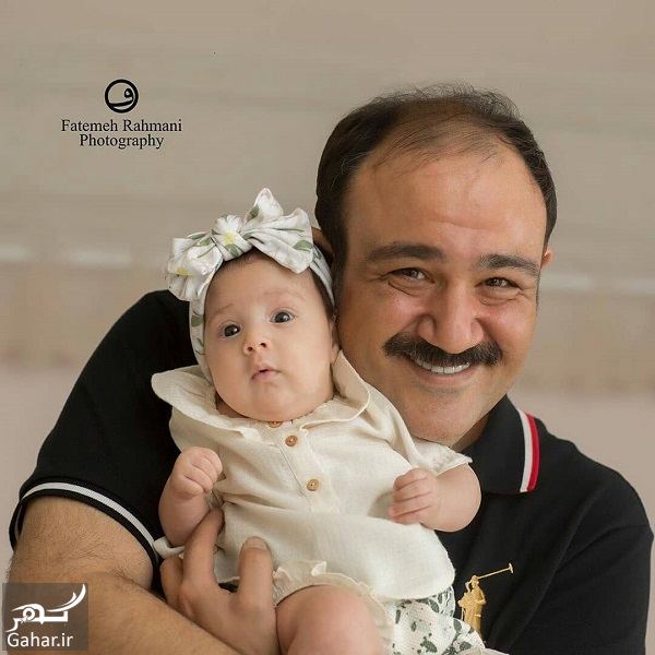 عکسهای آتلیه ای مهران غفوریان و همسر و دخترش