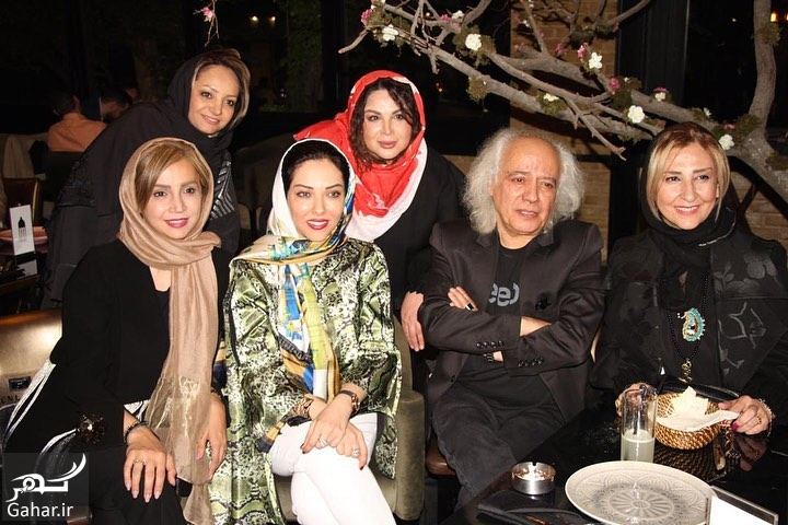 عکسهای لیلا اوتادی در مراسم افطاری کنار همکارانش
