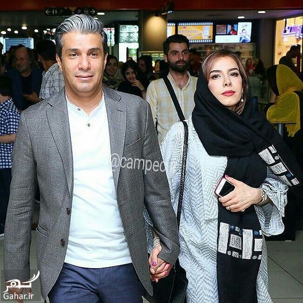 عکس آریا عظیمی نژاد و همسرش در اکران فیلم خانه دیگری