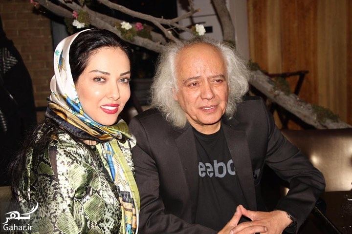 عکسهای لیلا اوتادی در مراسم افطاری کنار همکارانش