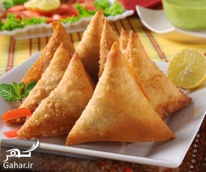 روش پیچیدن سمبوسه + آموزش تصویری 082850 Gahar ir روش پیچیدن سمبوسه + آموزش تصویری