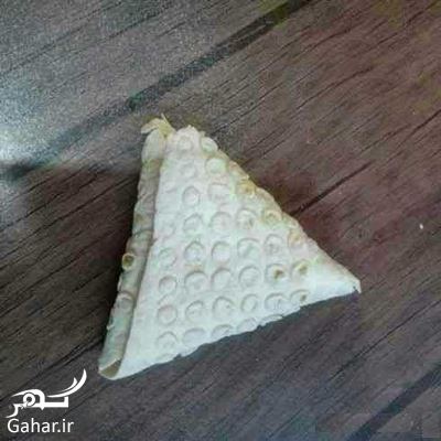 روش پیچیدن سمبوسه + آموزش تصویری