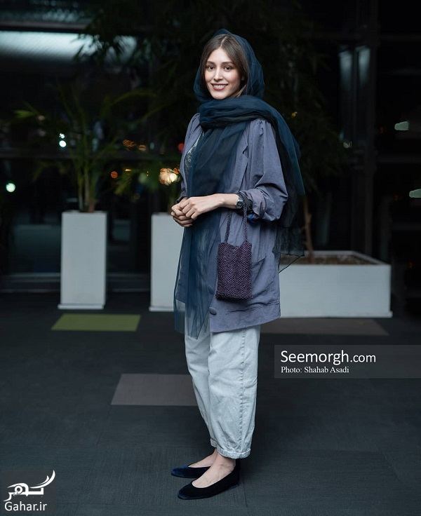 عکسهای فرشته حسینی در اکران خصوصی کارت پرواز