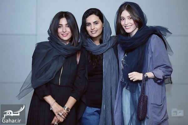 عکسهای فرشته حسینی در اکران خصوصی کارت پرواز