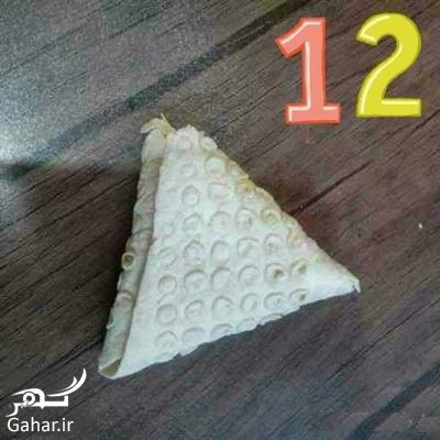 روش پیچیدن سمبوسه + آموزش تصویری