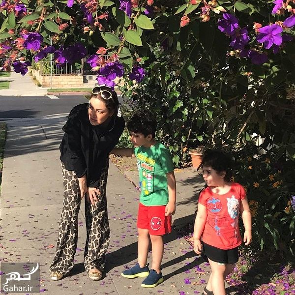 عکس جذاب شیلا خداداد و دختر و پسرش