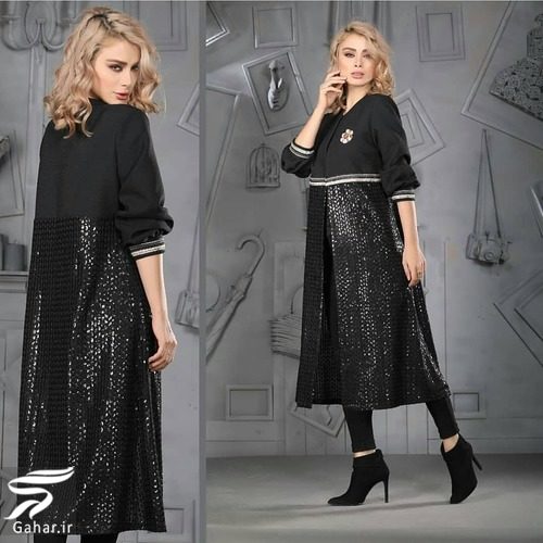 مدل مانتو مشکی برای مراسم ختم