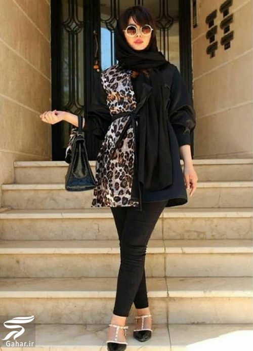 مدل مانتو مشکی برای مراسم ختم