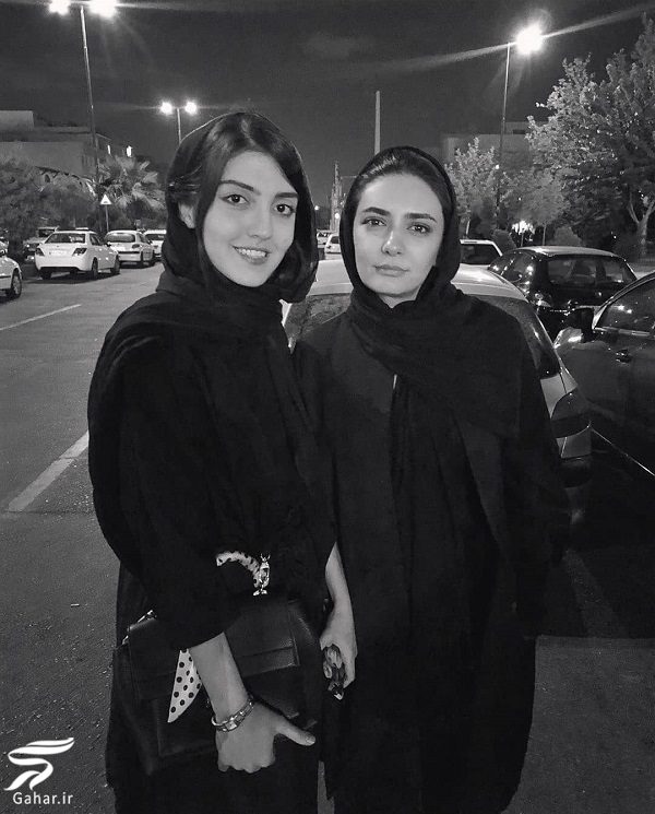 عکس لیندا کیانی و برادرزاده اش در شب شام غریبان