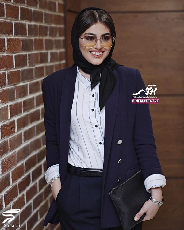 ژست های متفاوت ریحانه پارسا در اکران فیلم مردی بدون سایه / 7 عکس