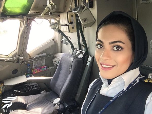 عکسها و بیوگرافی نشاط جهانداری اولین خلبان زن ایرانی