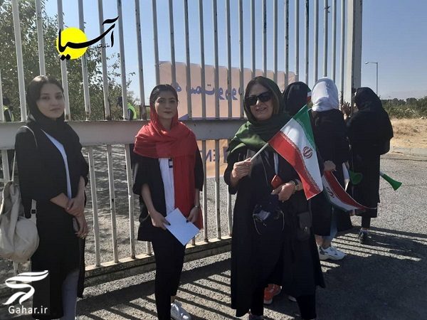 عکسهای تماشاگران زن بازی ایران کامبوج