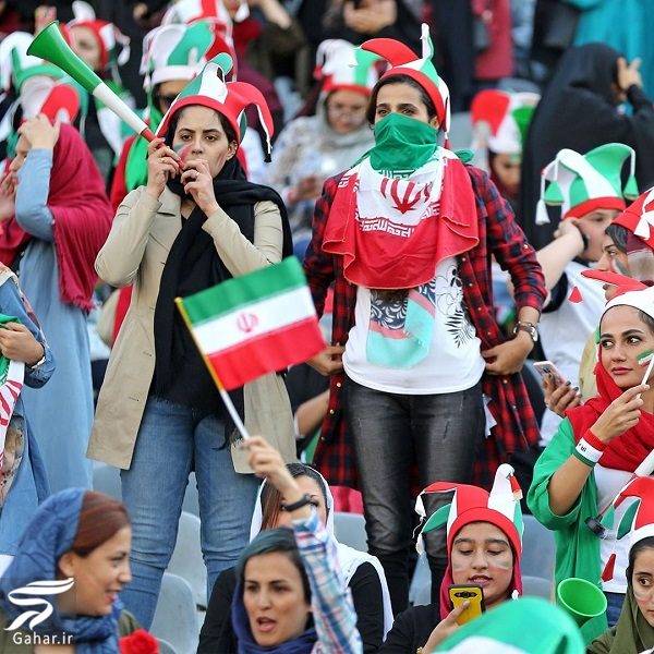 عکسهای تماشاگران زن بازی ایران کامبوج