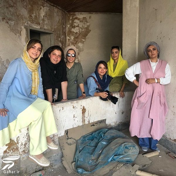 عکسهای بازیگران در پشت صحنه سریال مانکن