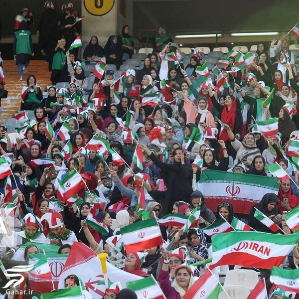 عکسهای تماشاگران زن بازی ایران کامبوج