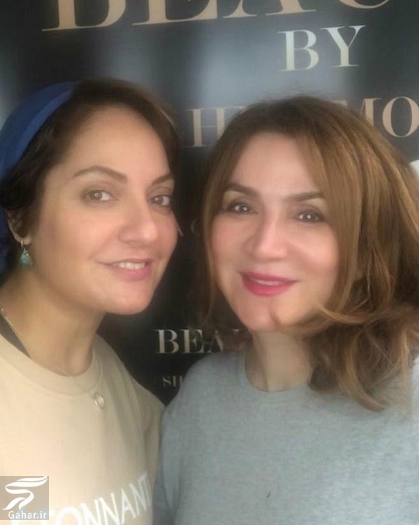 عکسهای مهناز افشار و آرایشگرش در آلمان
